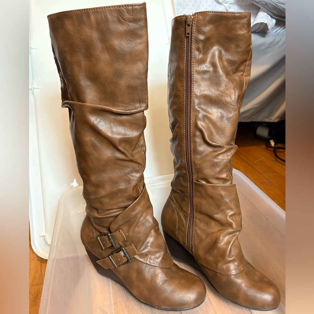 Blowfish Brown Women's Wedge Boots